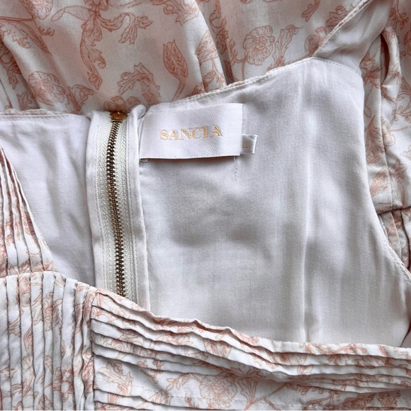 Anthropologie Cream Pink Floral Jumpsuit - Picture 12 of 16